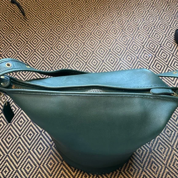 Vintage coach xl duffle sac 9085 BOTTLE GREEN